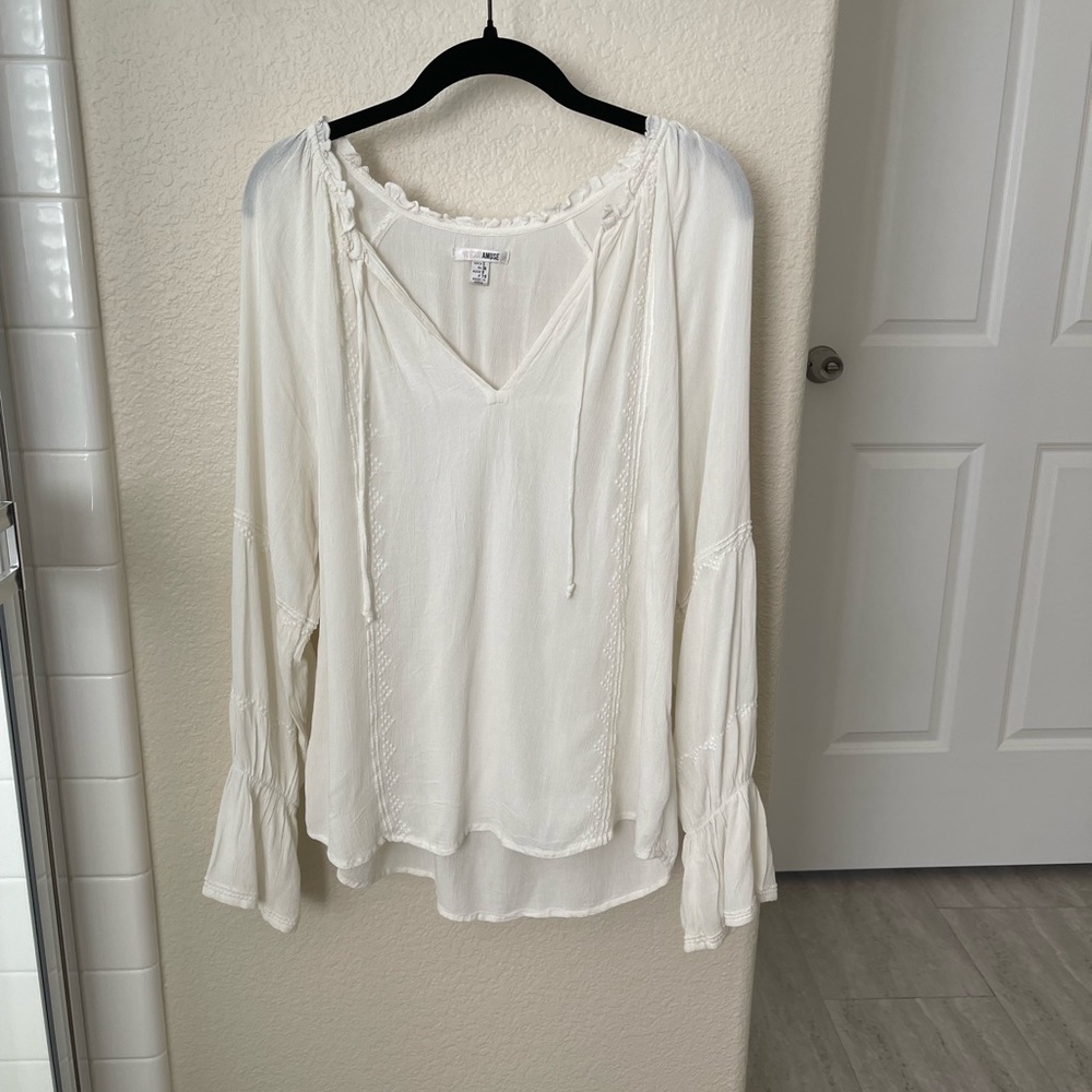 Amuse Society Peasant Blouse